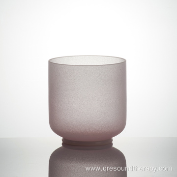 Q're pink crystal singing bowl